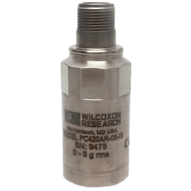 Wilcoxon Sensing Technologies Intrinsically Safe 4-20 mA Loop Powered Sensor, PC420A Series